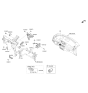 Diagram for Hyundai Tucson Ignition Switch - 95430-D3500-ZL5