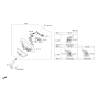 Diagram for 2020 Hyundai Tucson Cruise Control Switch - 96720-D3500-UMB