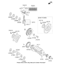 Diagram for 2021 Hyundai Tucson Crankshaft - 6T11G-2GA02-F