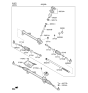 Diagram for Hyundai Tucson Tie Rod End - 56820-D3600