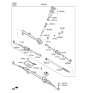 Diagram for 2019 Hyundai Tucson Steering Gear Box - 56500-D3500