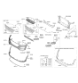 Diagram for Hyundai Air Deflector - 86567-D3500