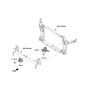 Diagram for 2020 Hyundai Tucson Horn - 96611-D3600