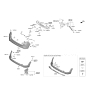 Diagram for 2021 Hyundai Tucson Bumper - 86611-D3500