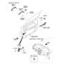 Diagram for Hyundai Tucson Door Check - 79390-D3000