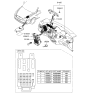 Diagram for Hyundai Accent Fuse Box - 91950-1G040