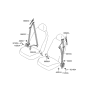 Diagram for 2010 Hyundai Accent Seat Belt - 88880-1E501-OR