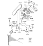 Diagram for 2006 Hyundai Accent A/C Hose - 97762-1E000