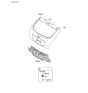 Diagram for 2010 Hyundai Accent Door Hinge - 79770-1E200