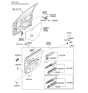 Diagram for 2006 Hyundai Accent Power Window Switch - 93570-1E110