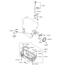 Diagram for 2005 Hyundai Accent Crankshaft Position Sensor - 39180-26900