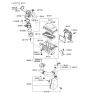 Diagram for 2009 Hyundai Accent Air Filter - 28113-1G000