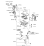 Diagram for 2011 Hyundai Accent Air Filter - 28113-1G000