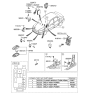 Diagram for 2005 Hyundai Accent Cigarette Lighter - 95110-1G000