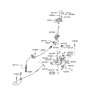 Diagram for Hyundai Accent Shift Knob - 46711-1G100-AR