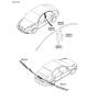 Diagram for 2005 Hyundai Accent Emblem - 86310-1E000