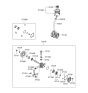 Diagram for 2008 Hyundai Accent Power Steering Pump - 57100-1E000