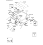 Diagram for 2010 Hyundai Accent Dome Light - 92800-1E200-QS