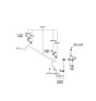 Diagram for Hyundai Accent Sway Bar Link - 54840-1G000