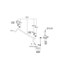 Diagram for 2005 Hyundai Accent Sway Bar Link - 54840-1G000