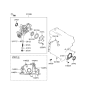 Diagram for Hyundai Accent Crankshaft Seal - 21421-26600