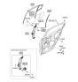 Diagram for Hyundai Accent Window Motor - 98820-1G200