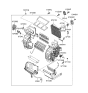 Diagram for 2005 Hyundai Accent Evaporator - 97140-1E000