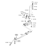 Diagram for 2005 Hyundai Accent Shift Knob - 43711-1G000-AR
