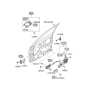 Diagram for 2011 Hyundai Accent Door Latch Assembly - 81310-1E230