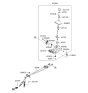 Diagram for 2014 Hyundai Elantra Shift Cable - 43794-3Y500