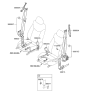 Diagram for 2014 Hyundai Elantra Seat Belt - 88810-3Y000-RY