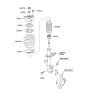 Diagram for 2015 Hyundai Elantra Shock Absorber - 54661-3Y161