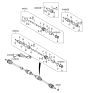 Diagram for 2011 Hyundai Elantra Axle Shaft - 49500-3Y000