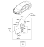 Diagram for Hyundai Washer Reservoir - 98620-3Y500