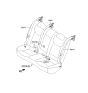 Diagram for 2014 Hyundai Elantra Seat Belt - 89810-3Y000-RY