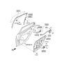 Diagram for 2013 Hyundai Elantra Window Regulator - 83471-3Y000