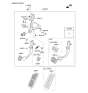 Diagram for 2016 Hyundai Elantra GT Brake Pedal - 32800-3X300