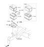 Diagram for Hyundai Elantra Battery Terminal - 37180-3Y000