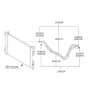 Diagram for 2016 Hyundai Accent Oil Cooler Hose - 25420-1R100