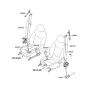 Diagram for 2015 Hyundai Accent Seat Belt - 88870-1R600-RY