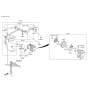 Diagram for 2013 Hyundai Accent A/C Hose - 97763-1R000