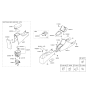Diagram for Hyundai Accent Center Console Base - 84611-1R000-V2