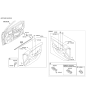 Diagram for 2012 Hyundai Accent Weather Strip - 82231-0U000-4X