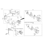 Diagram for 2013 Hyundai Veloster A/C Hose - 97762-1R050