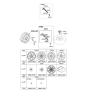 Diagram for 2007 Hyundai Accent Wheel Cover - 52960-1E400