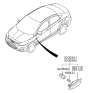 Diagram for 2014 Hyundai Accent Light Socket - 92350-1R000