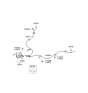 Diagram for Hyundai Accent Parking Brake Cable - 59770-1R300