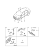 Diagram for 2014 Hyundai Accent Air Bag Control Module - 95910-1R210