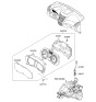 Diagram for Hyundai Accent Instrument Panel Light Bulb - 94369-1R000