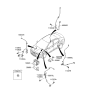 Diagram for 2011 Hyundai Veloster Yaw Sensor - 95690-2T250